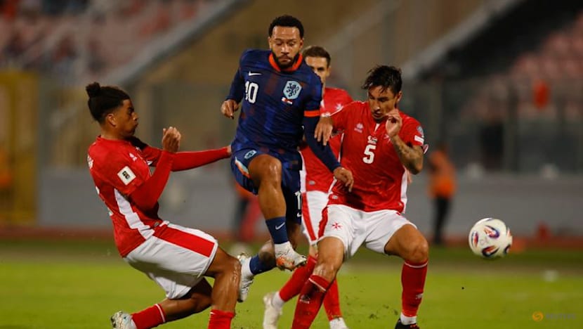 Dutch beat Malta 4-0 to open three-point lead in World Cup qualifying group