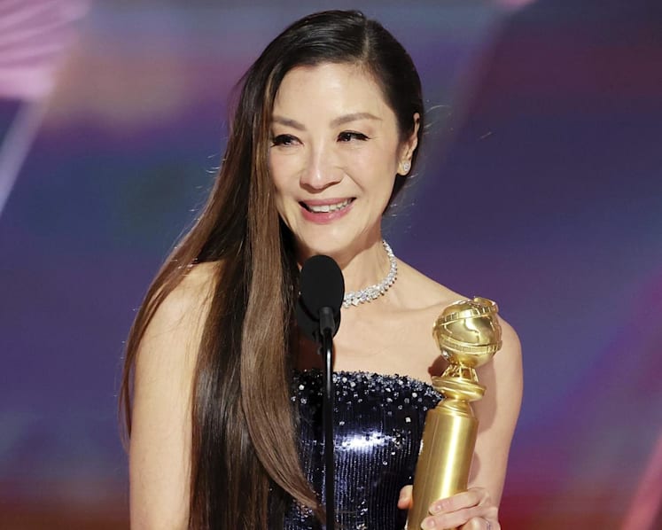 Michelle Yeoh wins best actress award at the Golden Globes: ‘Not letting go of this'