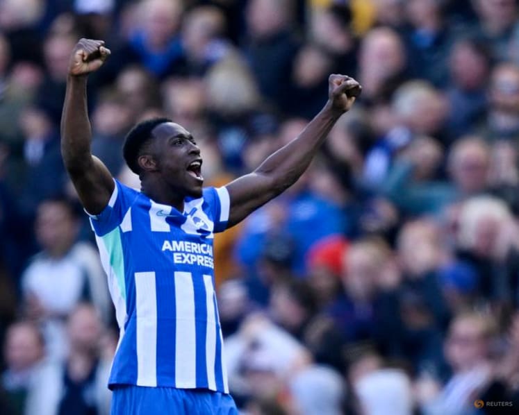 Welbeck double steers Brighton to 2-1 victory over Liverpool - CNA