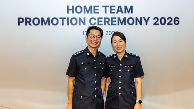 同职业拥“无需言语的默契” 警队夫妻今年携手获擢升