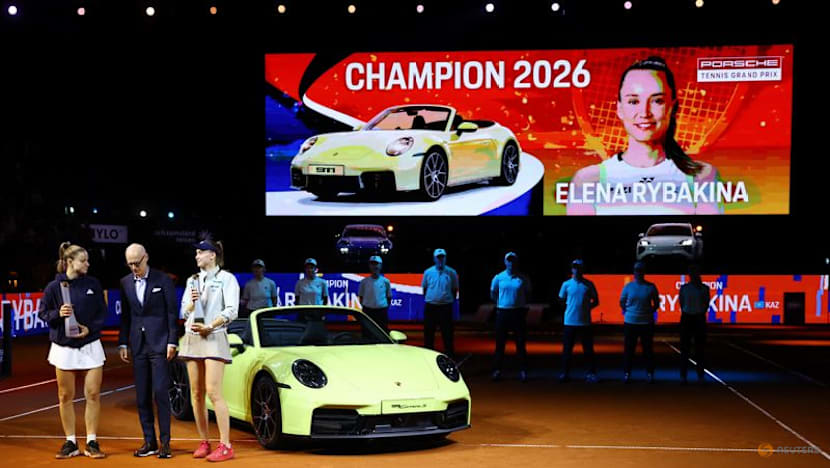 Rybakina beats Muchova to win Stuttgart crown - and a Porsche - for second time