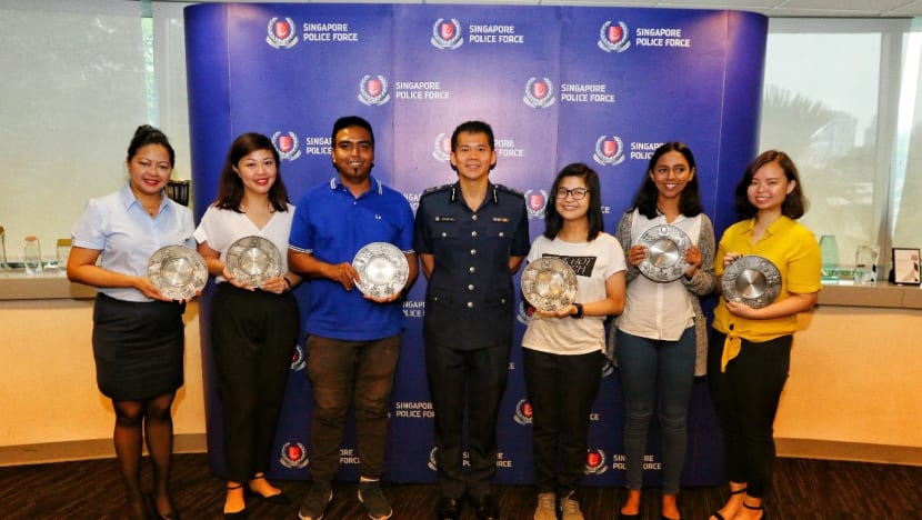 Eight honoured by police for public-spirited acts