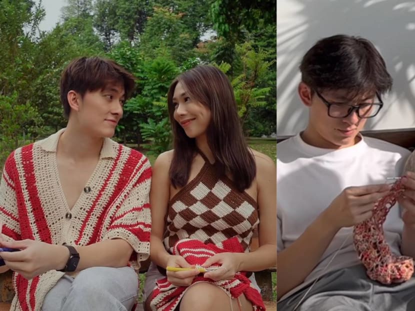 Edwin Goh not worried that starting a crochet line with girlfriend Rachel Wan would create tension in their relationship; says: 'It’s always us against the problem'