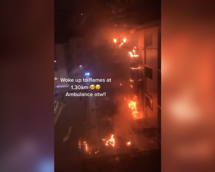1 person taken to hospital after fire at Serangoon Central coffee shop