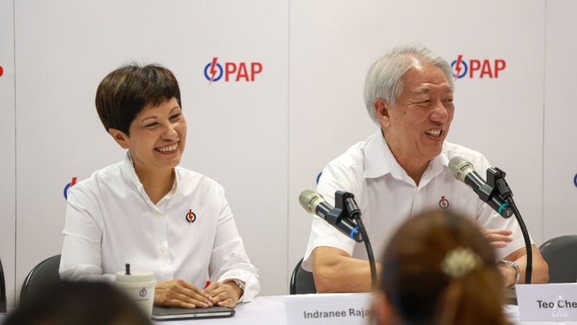GE2025: SM Teo Chee Hean steps aside as Indranee Rajah leads PAP slate at new Pasir Ris-Changi GRC