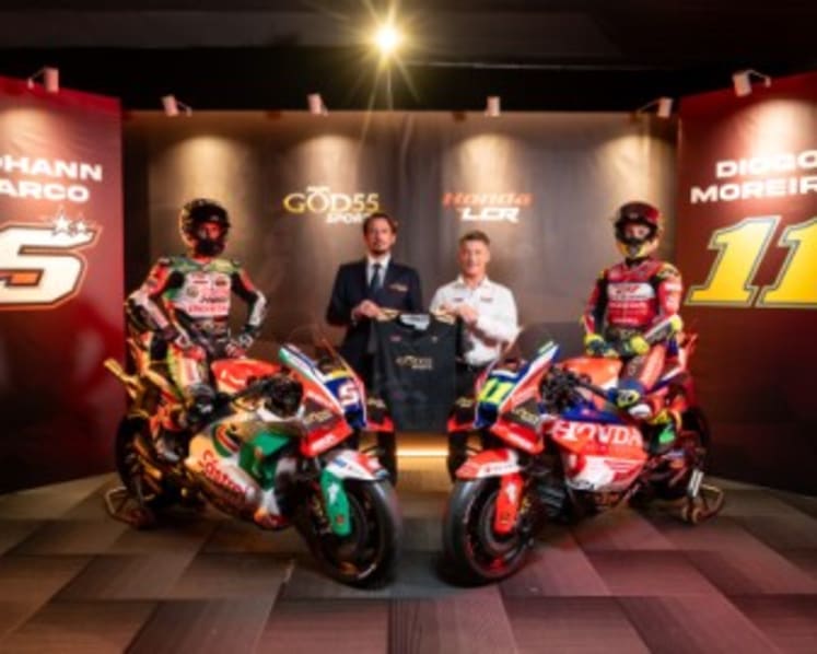 GOD55 Sports Honored to Partner With Honda LCR Team in MotoGP