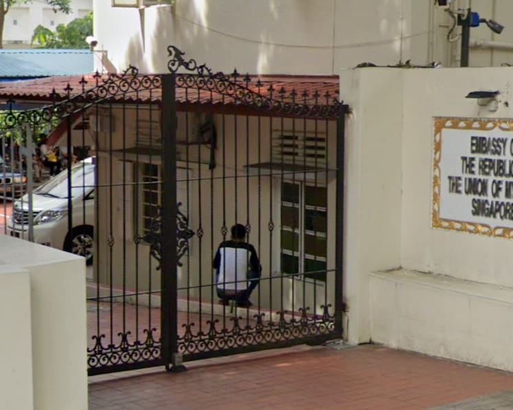 3 men probed for allegedly taking part in illegal protest outside Myanmar embassy