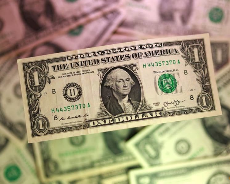 Dollar falls on surprise drop in US retail sales