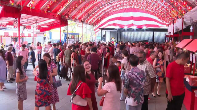 新加坡福建会馆迎新春 设摊位让公众体验传统习俗