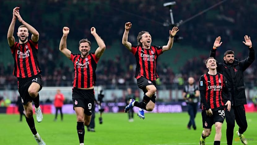 Milan edge Inter in derby to keep distant title chase alive