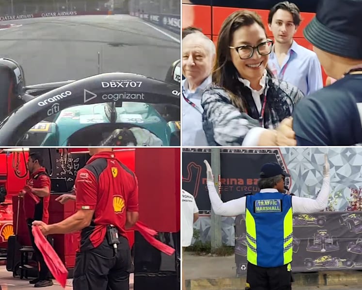 #trending: Dancing traffic marshall, a treat for migrant workers and possible roadkill — highlights from Singapore F1 weekend