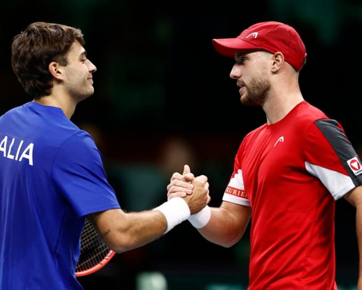 Holders Italy ease past Austria to reach Davis Cup semi-finals