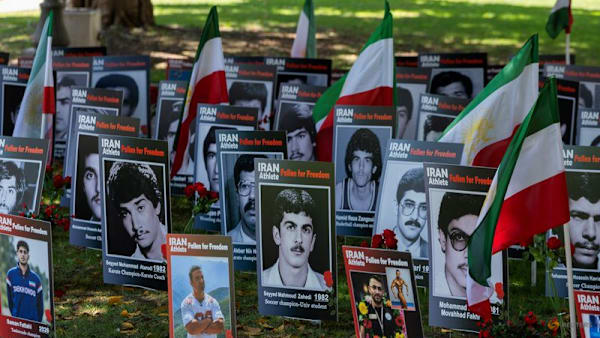 Protesters call on FIFA to kick Iran out of World Cup, citing regime involvement