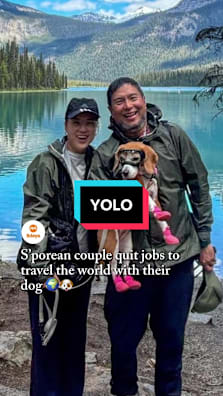 The couple tells 8days.sg that they started saving since 2015 while working full-time in the public sector, and only plan to return in two to three years’ time. #8dayssg #8dayssgtrending #travel #beagle #europe 