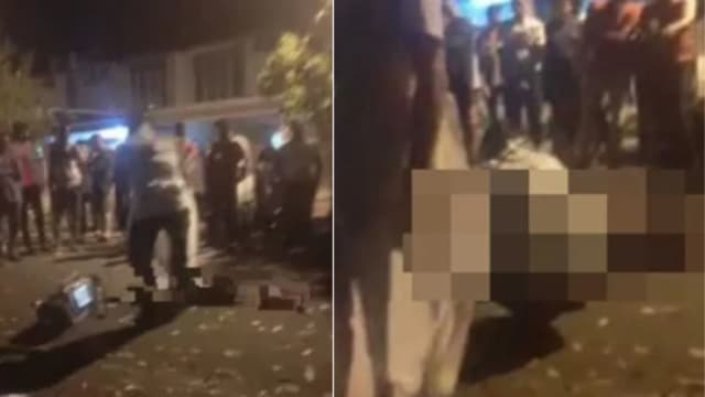 马国司机疑撞后逃 遭目击者群殴致死