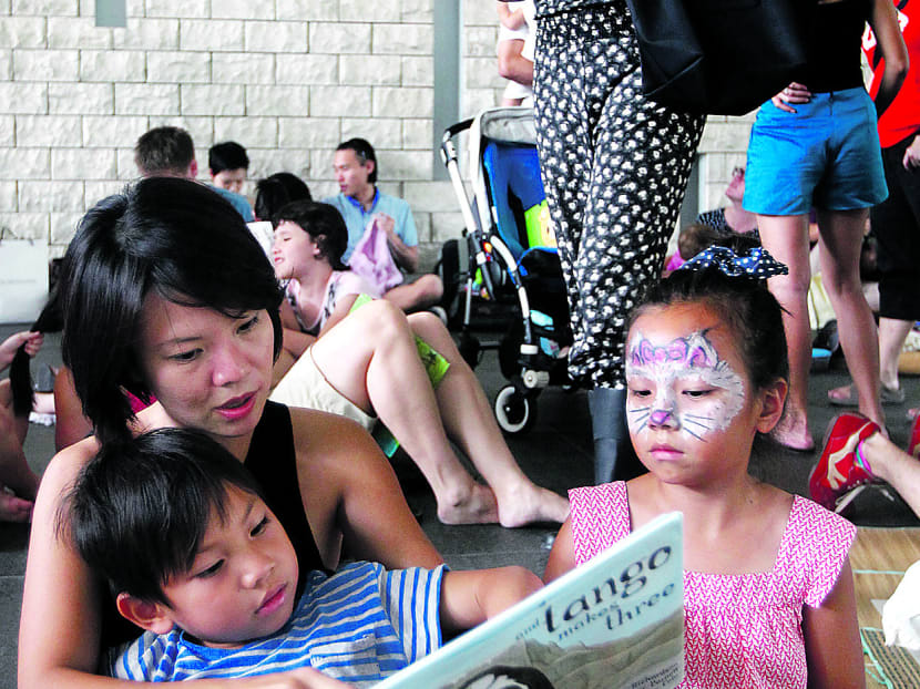 The organisers said about 400 people were at the event yesterday. Photo: Wee Teck Hian