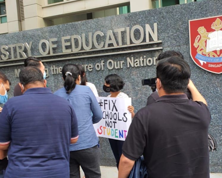 3 people arrested for allegedly staging protest on behalf of LGBTQ students outside MOE HQ