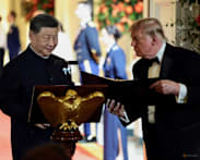 Saling puja-puji Trump-Xi, tapi rivalitas AS-China tetap membayangi