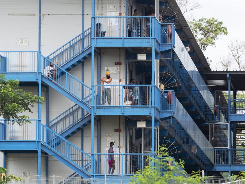 National Development Minister Lawrence Wong said that authorities have tested more than 32,000 migrant workers in the dormitories to date, which is roughly 10 per cent of the migrant worker population residing in them.