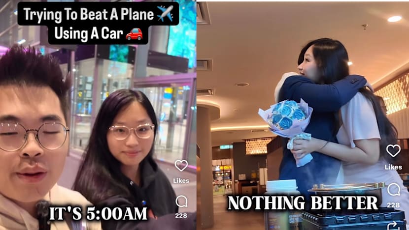 Is It Quicker To Get To KL From S'pore By Plane Or Car? To Find Out, This Couple Turned It Into A Competition