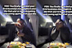 Man Gets Emotional On His First Business Class Flight, Fulfilling A Lifelong Dream That He's Been Saving Up For