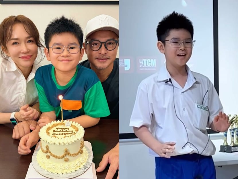 Fann Wong and Christopher Lee’s son Zed is a semi-finalist in National Youth Orator Championships
