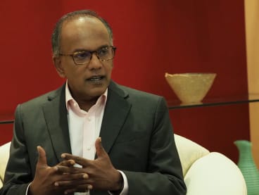 Law Minister K Shamugam gave a wide-ranging interview with Bloomberg Television on Sept 15, 2022, tackling questions about the repeal of Section 377A, drugs and the death penalty, the Foreign Interference Countermeasures Act, and the ruling People's Action Party's leadership transition.