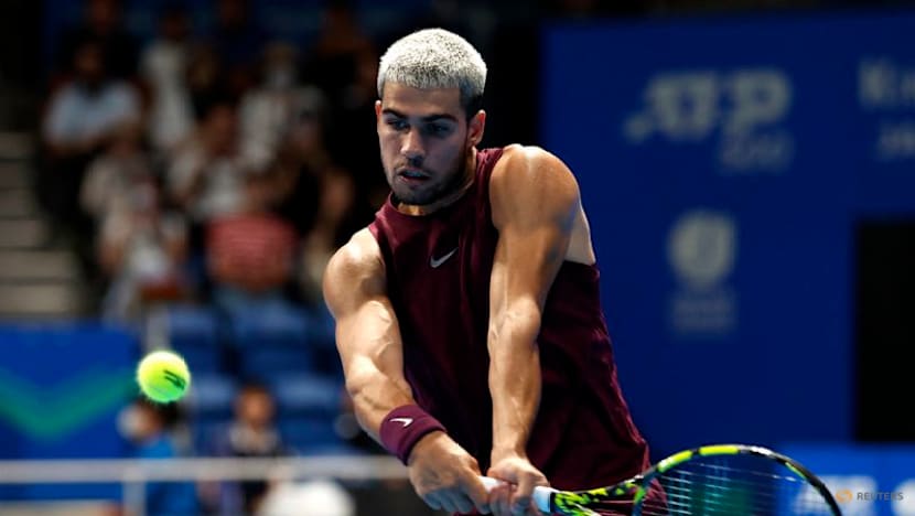 Alcaraz survives injury scare to beat Baez on Tokyo debut