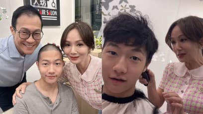 Diana Ser & James Lye Shave Son’s Head For NS; Says His Parents Doing It Is “More Meaningful Than Going To Some Random Barber”