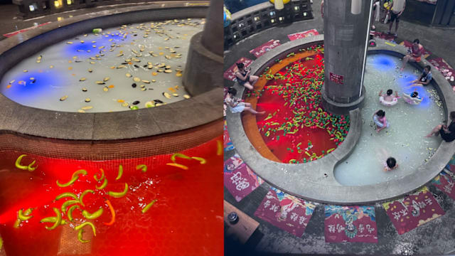 哈尔滨奇葩温泉：泡的不是汤，是鸳鸯火锅！