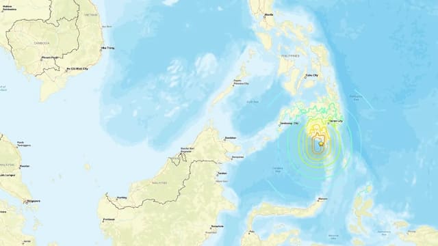 菲律宾南部外海发生6.3级地震