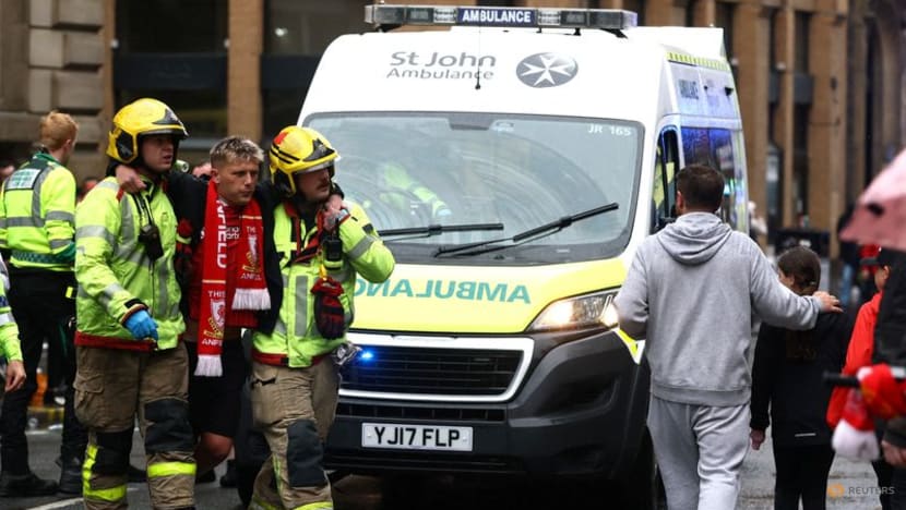 Man detained after road traffic collision at Liverpool's title parade Man detained after road traffic collision at Liverpool's title parade