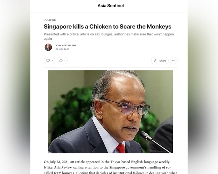 Asia Sentinel issued Pofma order over statements on Lee Hsien Yang, M Ravi among others
