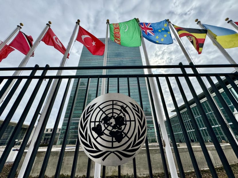 The United Nations headquarters in New York on March 4, 2024.