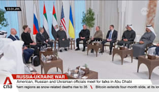 US, Russian and Ukrainian officials meet in Abu Dhabi for talks on Russia-Ukraine war 