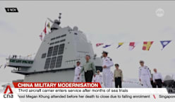 China's 3rd aircraft carrier enters service after months of sea trials 