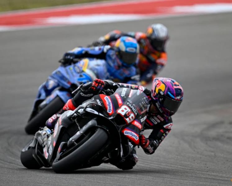Aprilia Racing's Martin wins US MotoGP sprint, Bezzecchi crashes