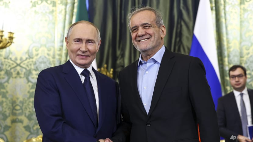 Putin and Iranian president hold Moscow talks ahead of treaty signing Putin and Iranian president hold Moscow talks ahead of treaty signing