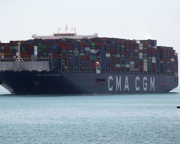 CMA CGM ship hit by missile in Hormuz strait may go for scrapping, CEO says