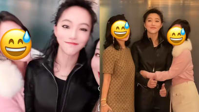 Leah Dou Didn’t Look Too Comfortable As Fan Hugs Her During Photo Op At MBS