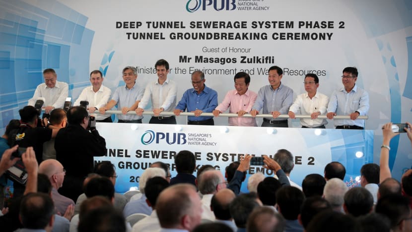 Construction begins for S$6.5 billion, 100km superhighway for used water