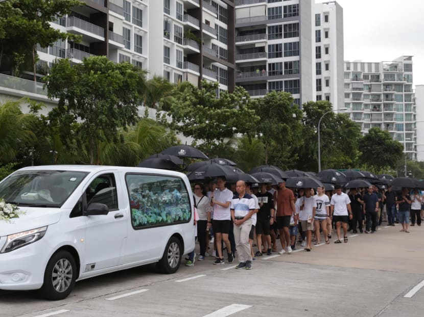 Solemn military send off for 3SG Gavin Chan, NSF killed during Ex Wallaby Solemn military send off for 3SG Gavin Chan, NSF killed during Ex Wallaby