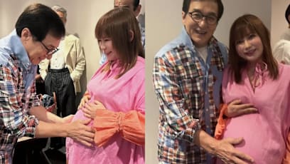 Japanese Star Fulfils Lifelong Dream Of Meeting Jackie Chan, Gets Her Baby Bump "Blessed By The Hands Of God", Netizens Say