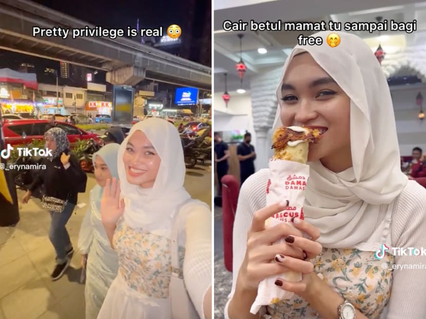 #trending: Malaysian influencer slammed online for using 'pretty privilege' to get free food
