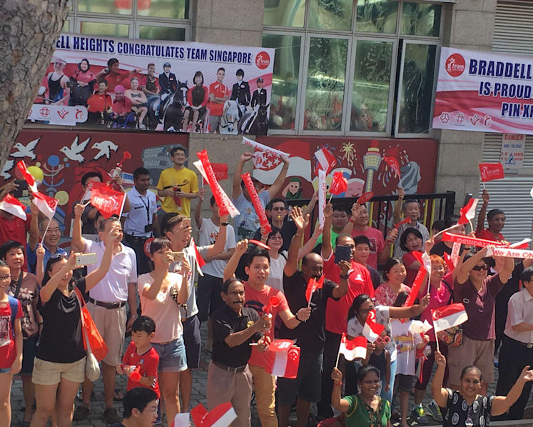 Singapore's Paralympians feted with celebratory parade