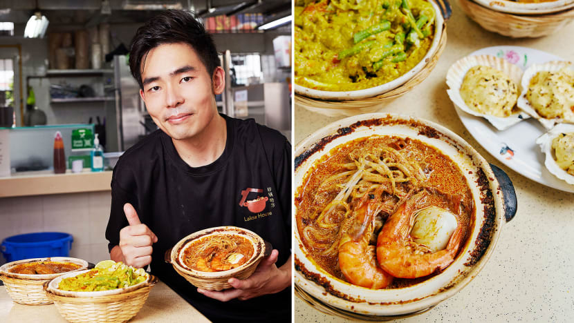 Thick, Rich Claypot Laksa With Baked Hokkaido Scallops By Millennial Hawker Thick, Rich Claypot Laksa With Baked Hokkaido Scallops By Millennial Hawker