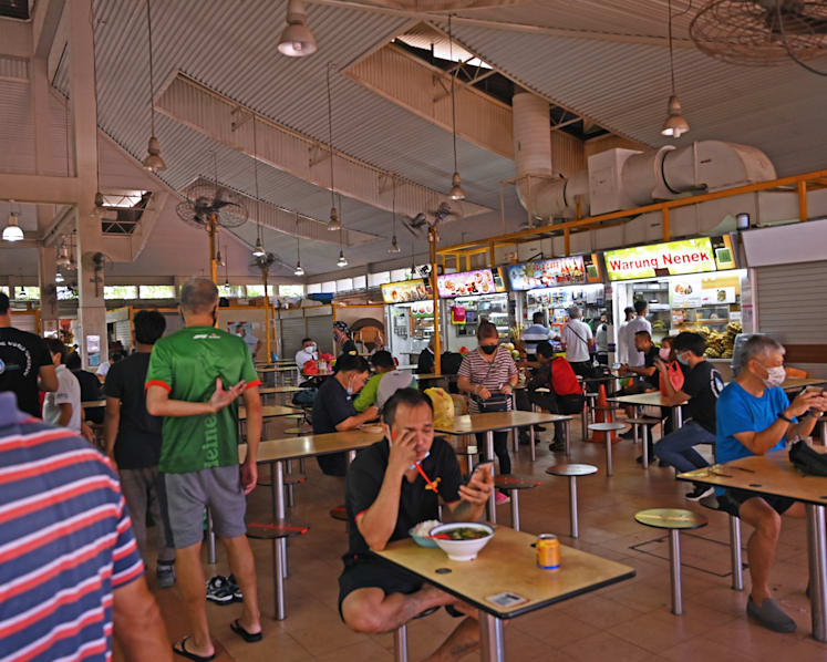 Interactive map showing participating hawkers and merchants added to CDC Vouchers website