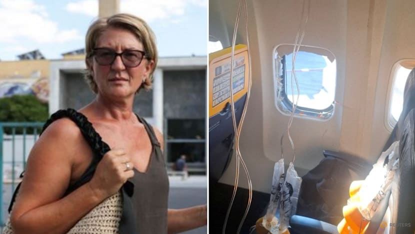 Wife of Ryanair passenger sucked out of dislodged window recalls incident