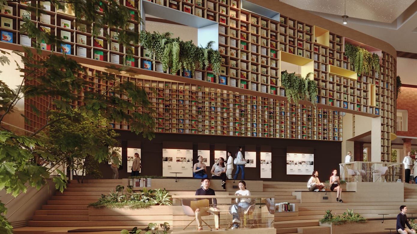 星狮地产信托和国家图书馆管理局合作打造名为“The HomePage @ Causeway Point”的阅读与社交空间。（图：星狮地产信托/国家图书馆管理局）