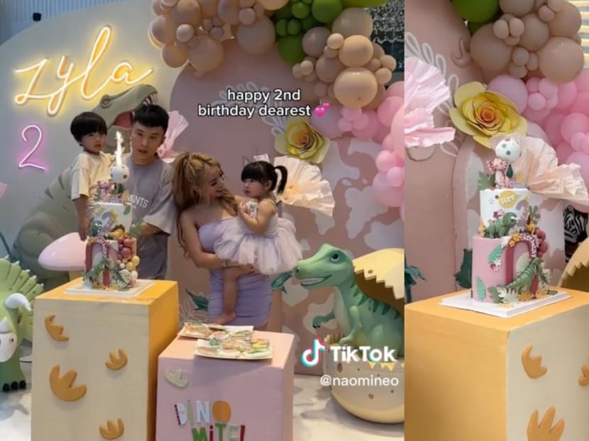 Influencer Naomi Neo Spent S$20K On Her Daughter's Dino-Themed 2nd Birthday Party